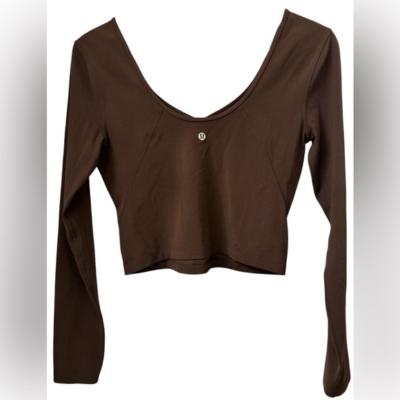 NWOT Lululemon Align Long Sleeve Crop- Size 10 - Picture 4 of 5